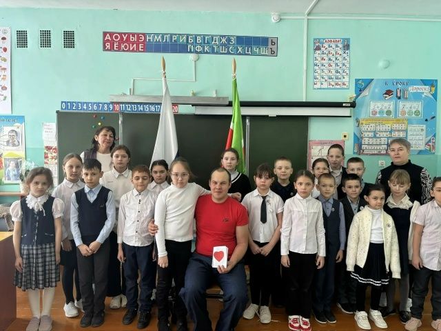 Урок мужества от защитника Отечества