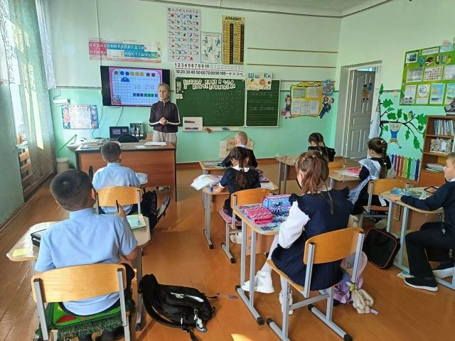 В Байрякинской школе прошёл тематический познавательный час
