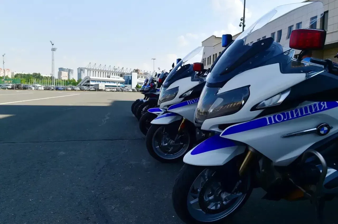 В Татарстане приступил к работе полицейский мотопатруль