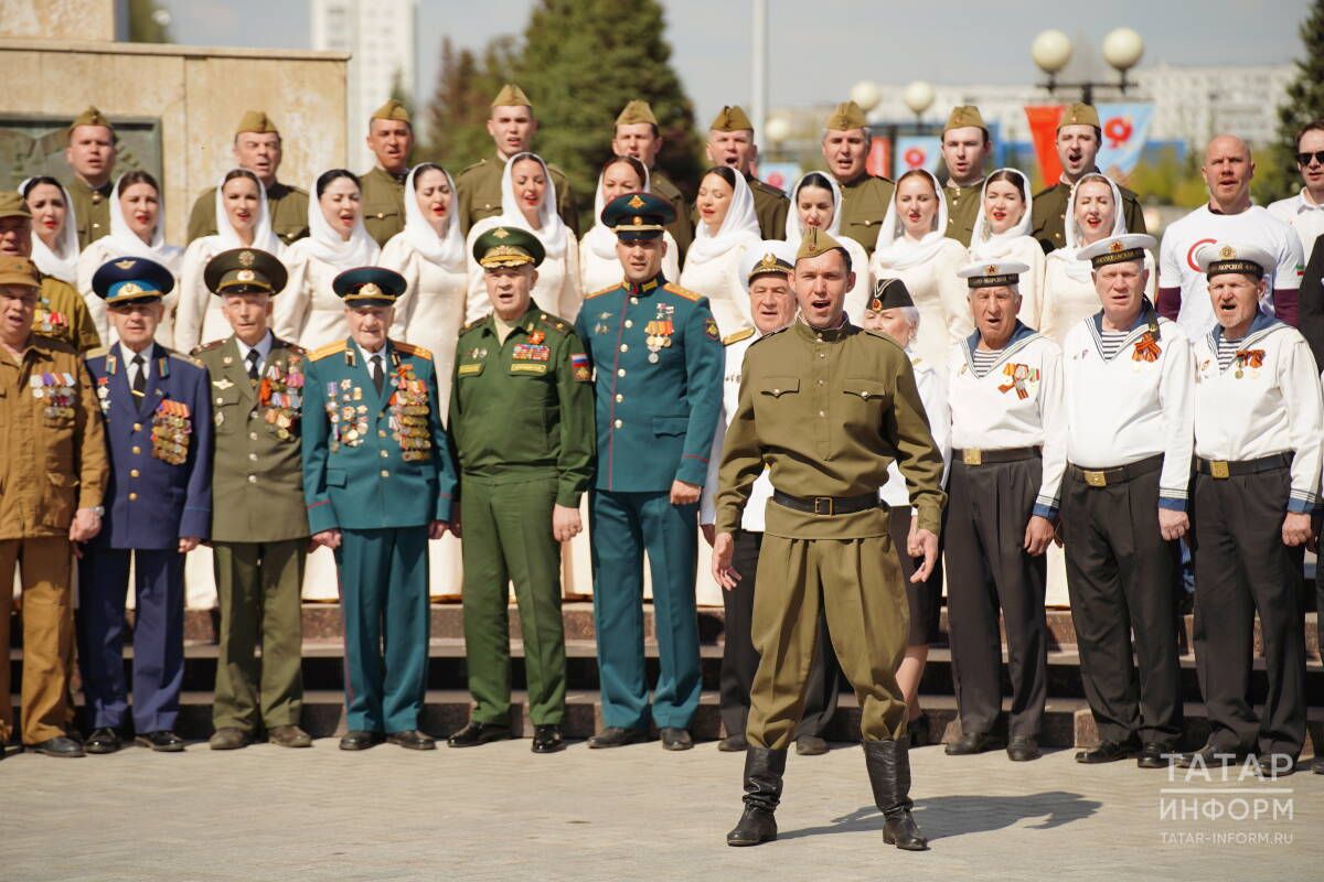 В парке Победы Казани сняли клип к 81‑й годовщине Победы