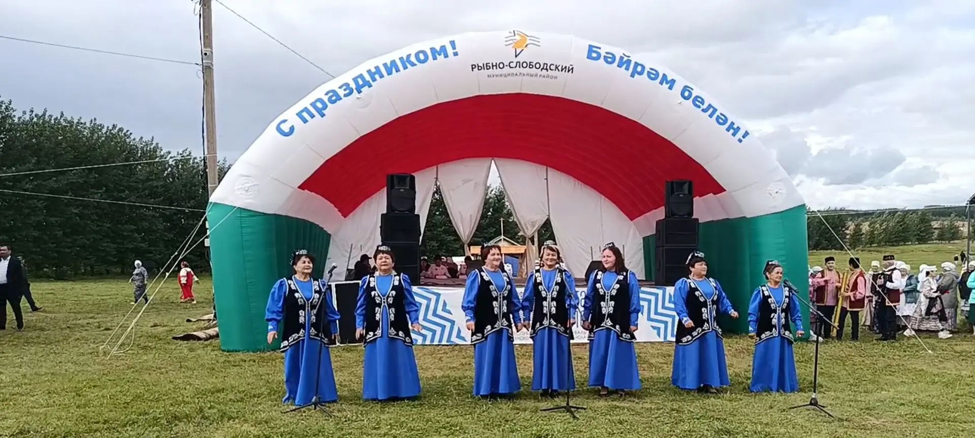 Команда Старо‑Уруссинского СДК на IV Республиканском фестивале