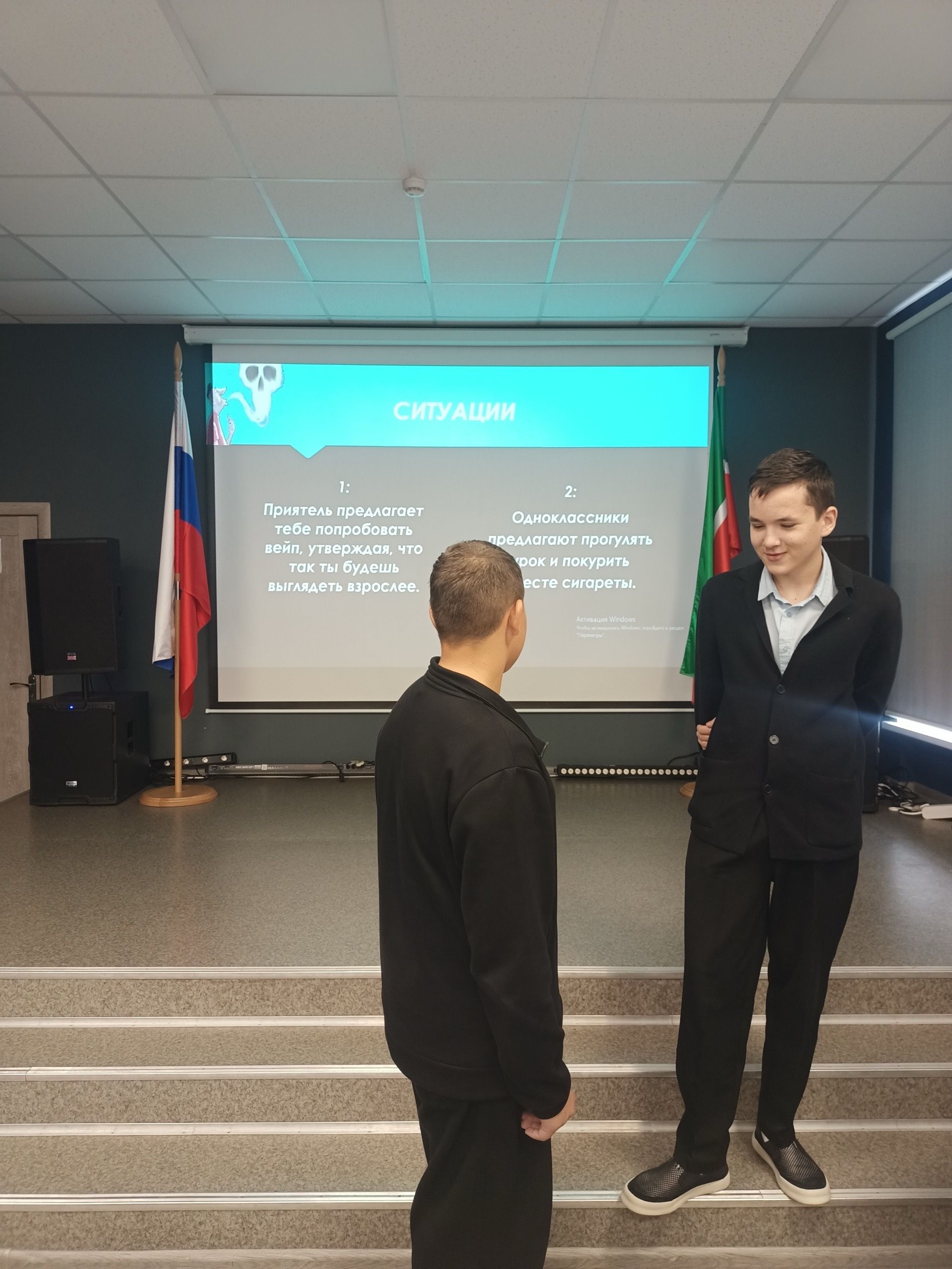 В Уруссинской школе № 3 прошёл интерактив о вреде алкоголя