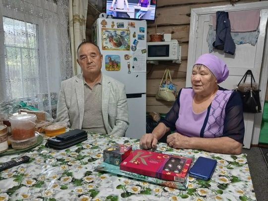 Дым-Тамакский СДК навестил семью участника СВО
