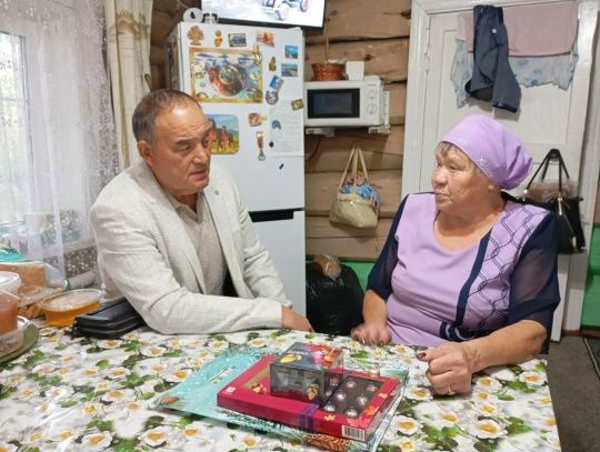 Дым-Тамакский СДК навестил семью участника СВО