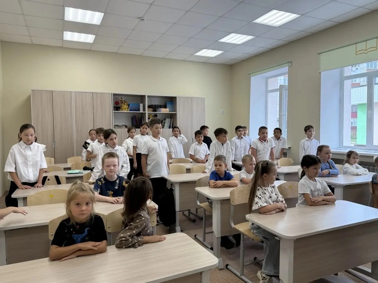 Будущие первоклассники заглянули в школу