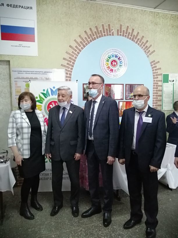 Ютазинский район с рабочим визитом посетил председатель Госсовета Республики Татарстан Фарид Мухаметшин