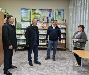 Рабочий визит в Каракашлинскую библиотеку