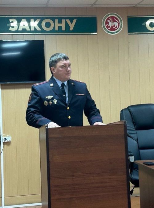 Новым начальником отдела МВД по Бугульминскому району назначили Ленара Салемгараева