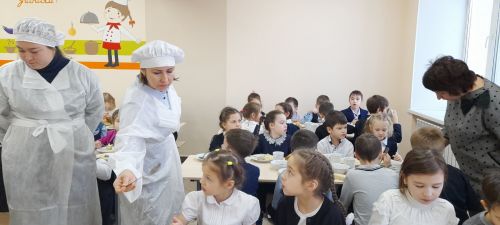 Прошёл контроль качества питания в школьной столовой родительским комитетом