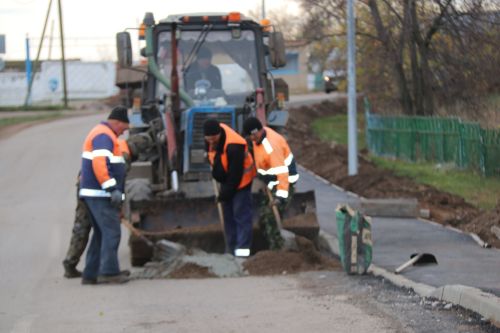 В селе Байряка по улице Ютазинской завершены работы по строительству тротуара