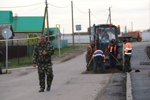 В селе Байряка по улице Ютазинской завершены работы по строительству тротуара