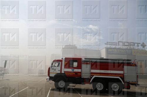 Пожар в казанском банном комплексе «Бани у Дани»
