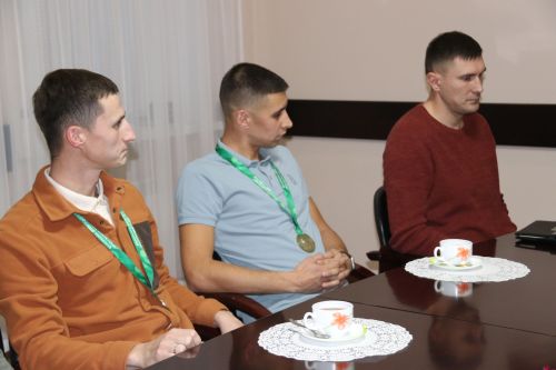 Футболисты района встретились с Аязом Шафигуллиным