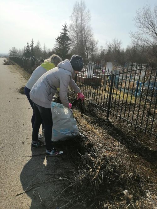 Навели порядок возле уруссинского погоста