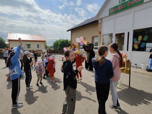 Игровая программа для детей прошла в Подгорном