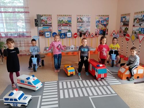 Ютазинские детсадовцы изучили правила БДД