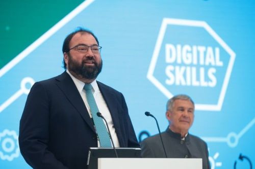 Гимназисты представили Ютазинский район на международном форуме Kazan Digital Week 2023