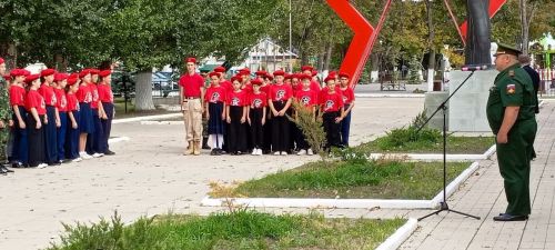 Юнармейские отряды района пополнились новыми ребятами