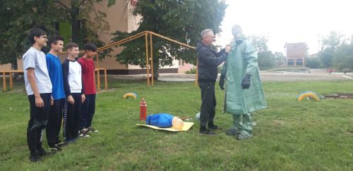 В Каразерикской школе прошёл Всероссийский урок ОБЖ