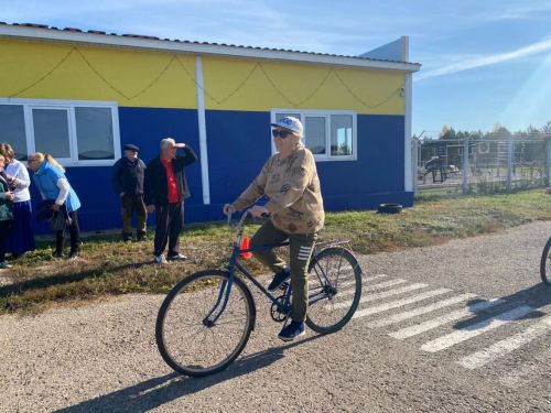 Состоялся велопробег, посвященный декаде пожилых людей