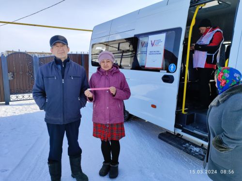 В малых населенных пунктах района прошло мобильное голосование