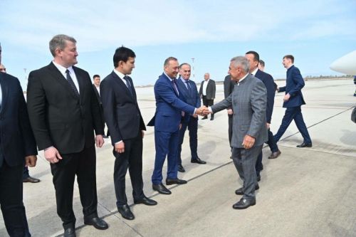 Минниханов посетил с рабочим визитом Сурхандарьинскую область Узбекистана