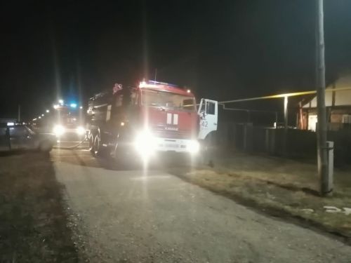 В Уруссу вновь случился пожар в частном секторе