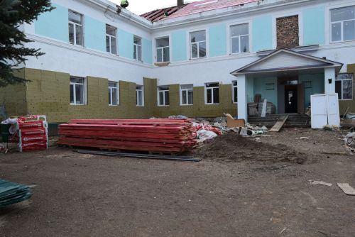 Капитальный ремонт Уруссинского детского сада в самом разгаре