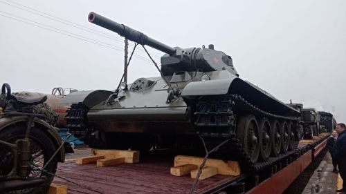 Уруссинцы встретили «Поезд Победы»