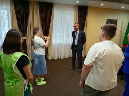 Акция «Георгиевская лента» прошла в Уруссу