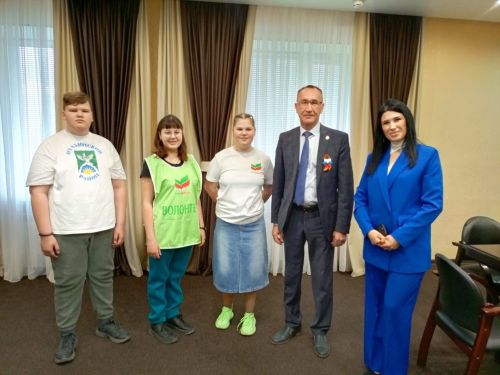 Акция «Георгиевская лента» прошла в Уруссу