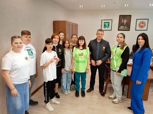Акция «Георгиевская лента» прошла в Уруссу