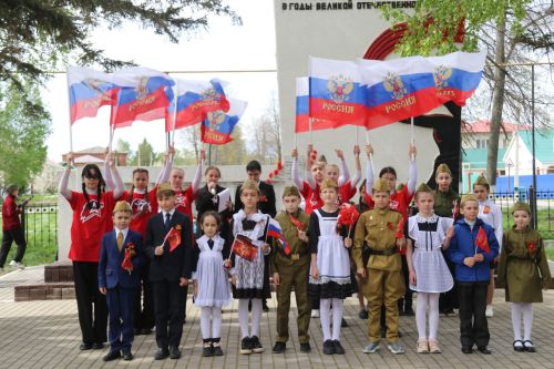 Ютазинские школьники напомнили важные даты ВОВ