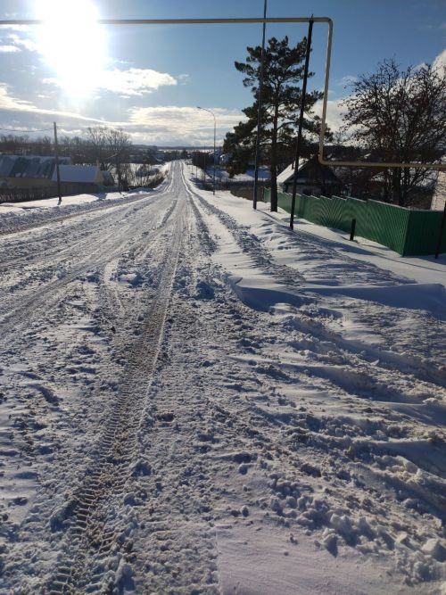 Улицы в первый день нового года