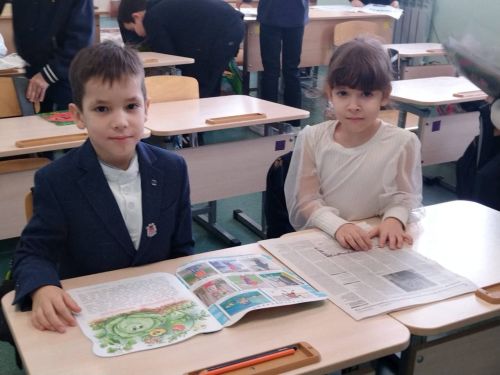 В Уруссинской гимназии «Разговоры о важном» прошли в рамках Дня российской печати