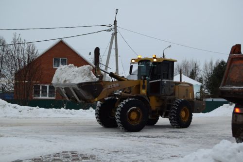 Ютазинский снег особенный: он своевременно вывозится