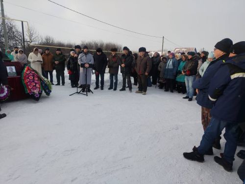 Простились с байрякинцем, погибшим на СВО - Ришатом Мукатдисовичем  Ганиевым