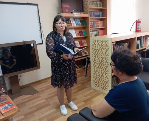 В Ютазинской сельской библиотеке прошел патриотический час «Герои нашей Родины»