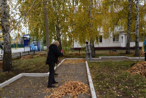 Уруссинцы совершили трудовой десант