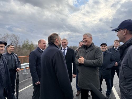 Открыт мост через реку Ик на границе двух республик - Татарстана и Башкортостана