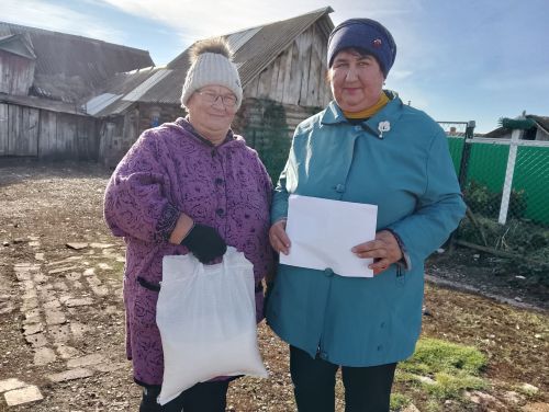 Традиция поздравления ветеранов на дому в Каракашлинском поселении