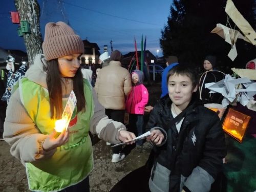 В Ютазинском районе прошла акция памяти жертв ДТП «Белые голуби»
