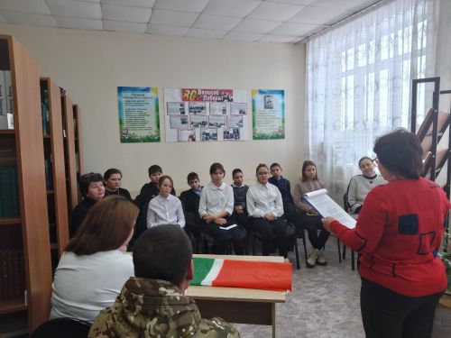 В Каракашлинской сельской библиотеке состоялась встреча с участником специальной военной операции