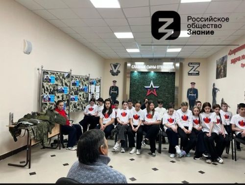 В Уруссинской гимназии прошел урок мужества в память о герое СВО Ильдаре Сайфуллине