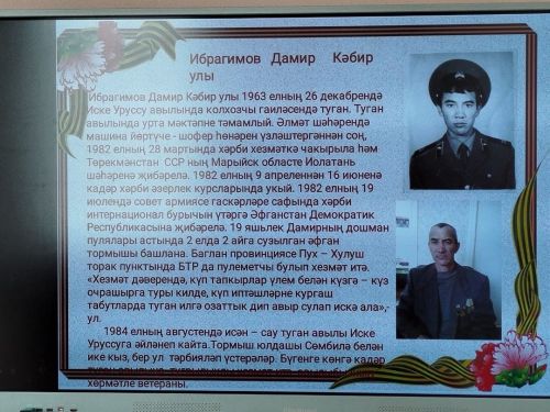 Час мужества в библиотеке: память о земляках-героях военных конфликтов