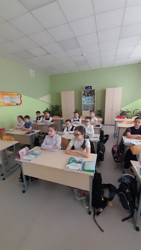 Урок безопасности дорожного движения в Уруссинской школе № 1