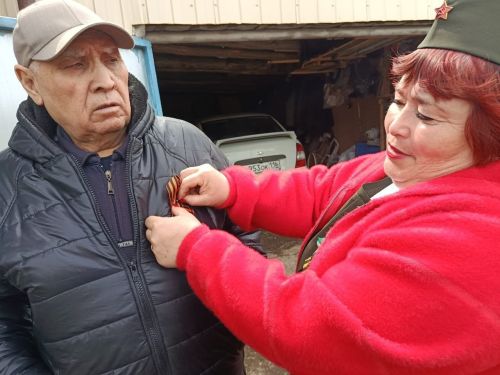 В Старо-Уруссинском СДК прошла акция «Георгиевская ленточка»