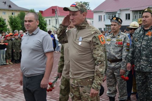 В Уруссу отметили День ветеранов боевых действий