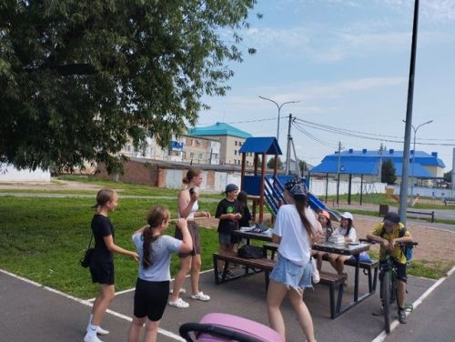 Летняя активность в дворовом лагере