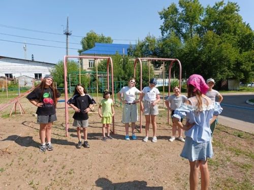 Летняя активность в дворовом лагере